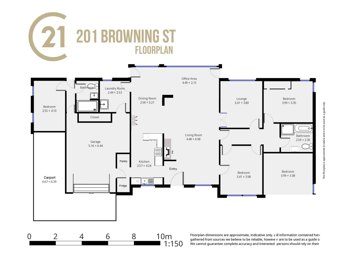 Floorplan of Homely house listing, 201 Browning Street, Bathurst NSW 2795