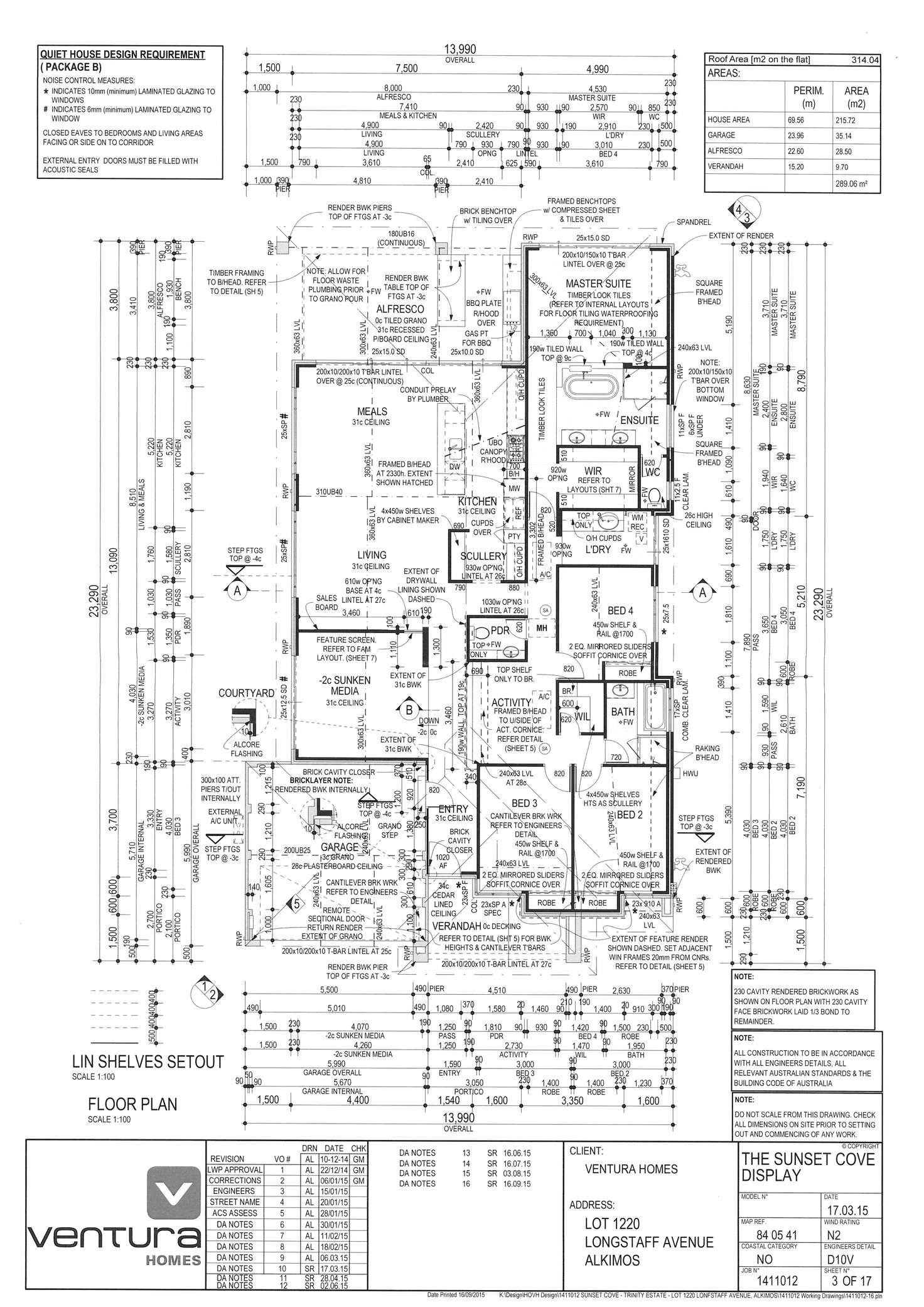 Floorplan of Homely house listing, 3 Longstaff Avenue, Alkimos WA 6038