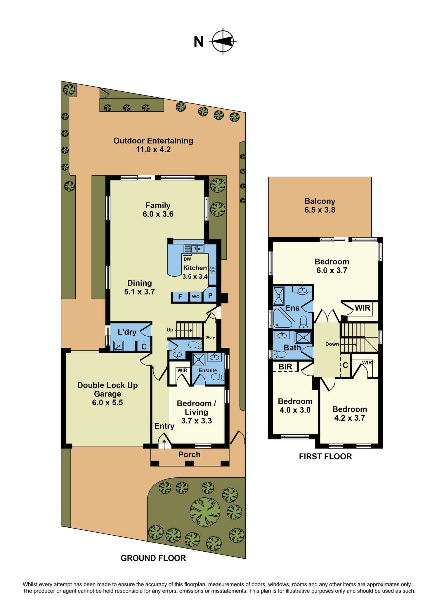 Floorplan of Homely house listing, 34/1 Greg Norman Drive, Sanctuary Lakes VIC 3030