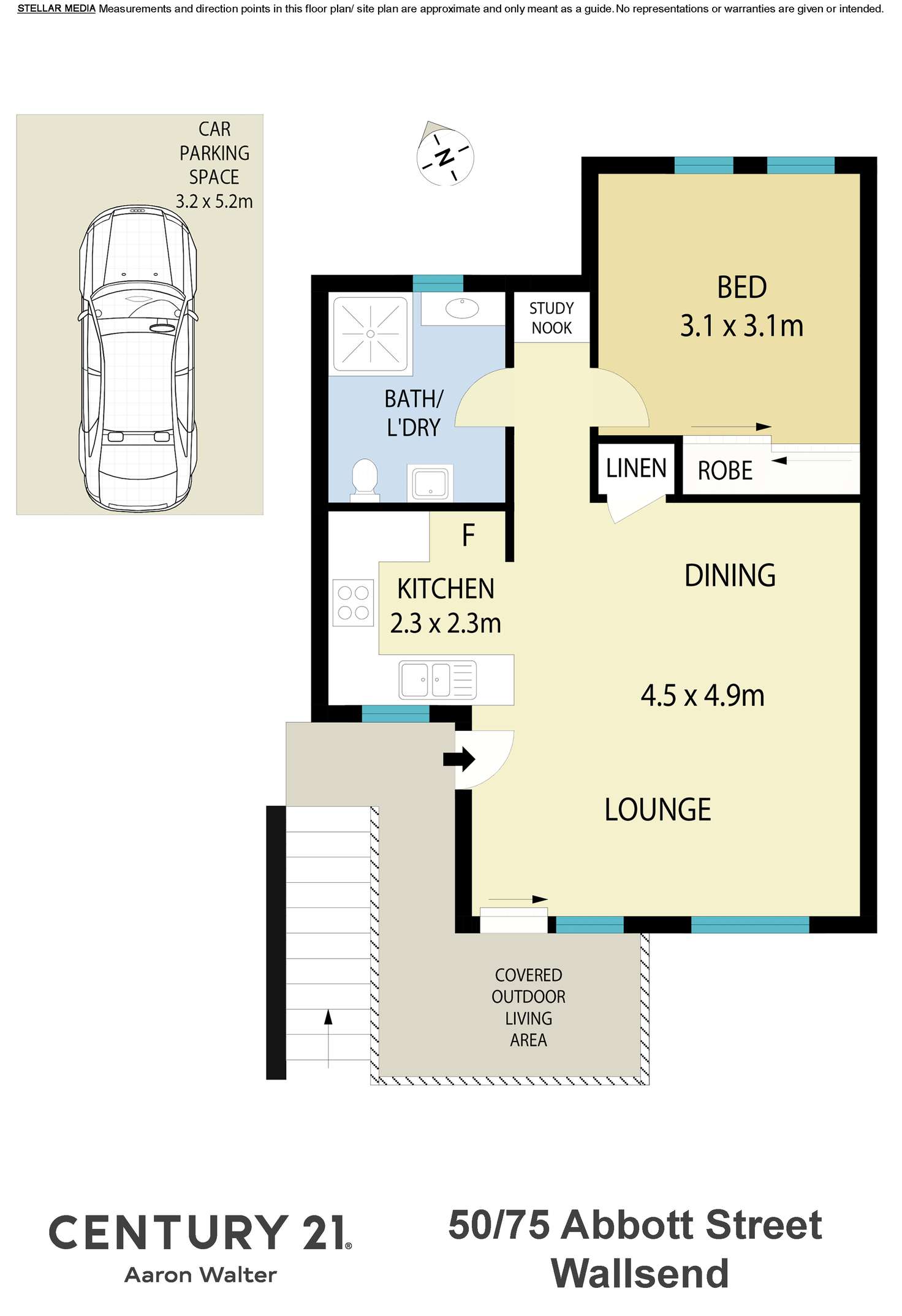 Floorplan of Homely villa listing, 50/75 Abbott Street, Wallsend NSW 2287