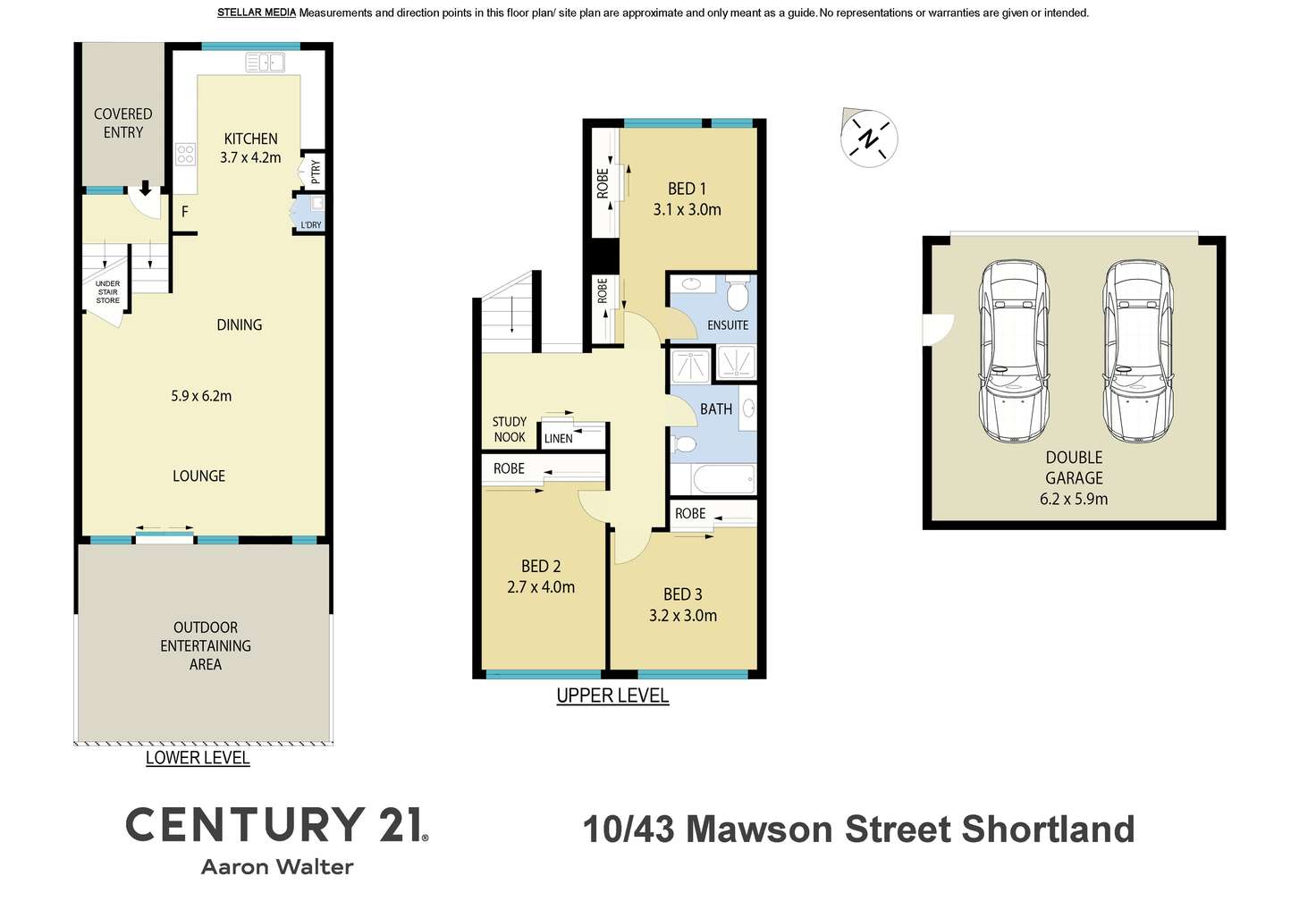Floorplan of Homely townhouse listing, 10/43 Mawson Street, Shortland NSW 2307