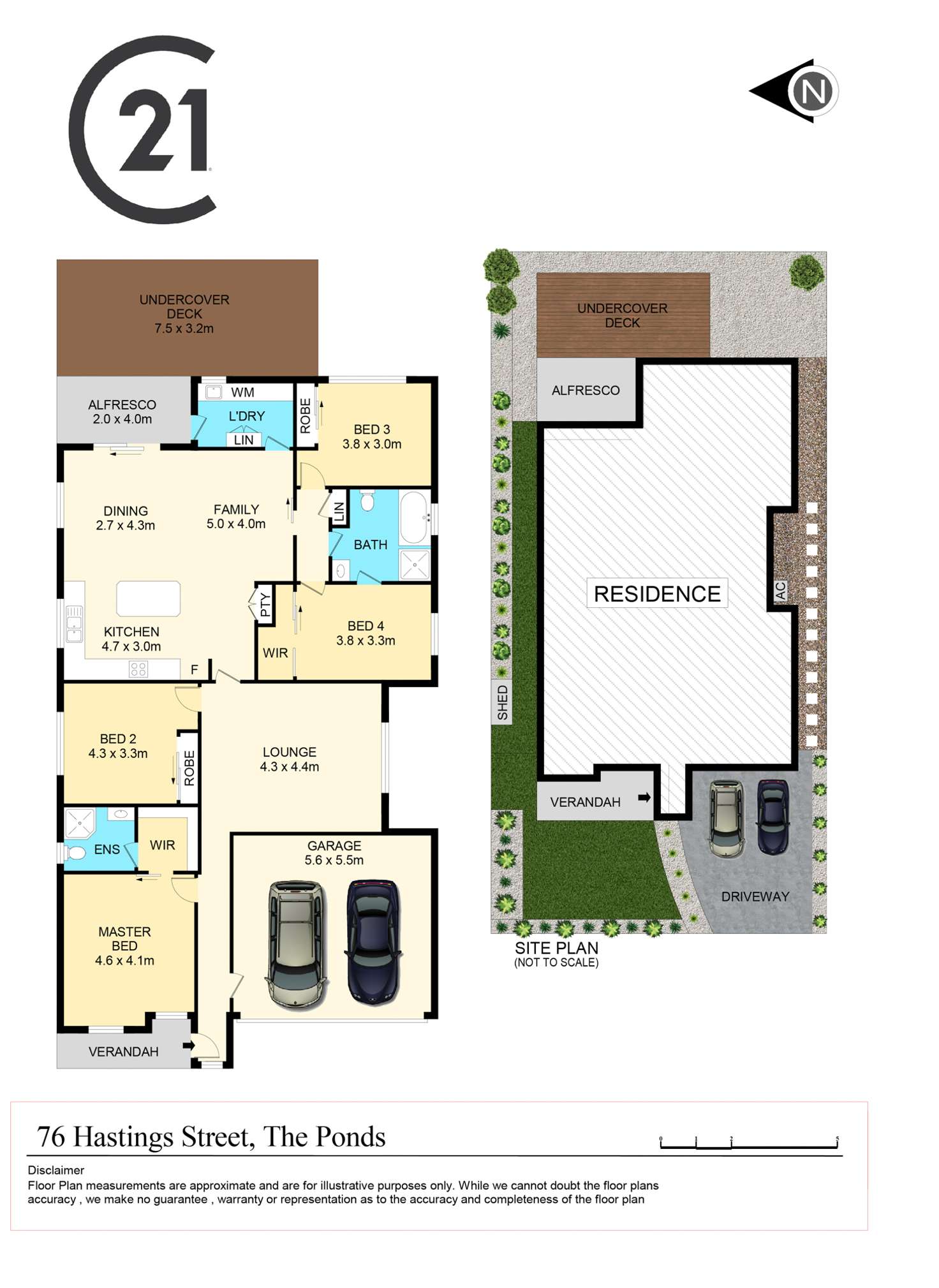 Floorplan of Homely house listing, 76 Hastings Street, The Ponds NSW 2769