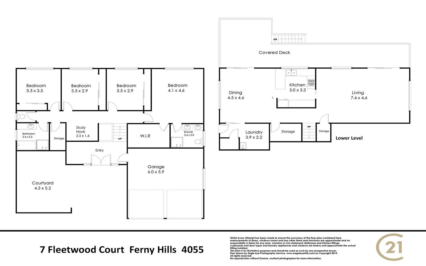 Floorplan of Homely house listing, 7 Fleetwood Ct, Ferny Hills QLD 4055