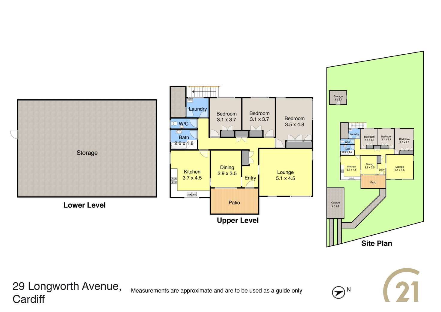 Floorplan of Homely house listing, 29 Longworth Avenue, Cardiff NSW 2285