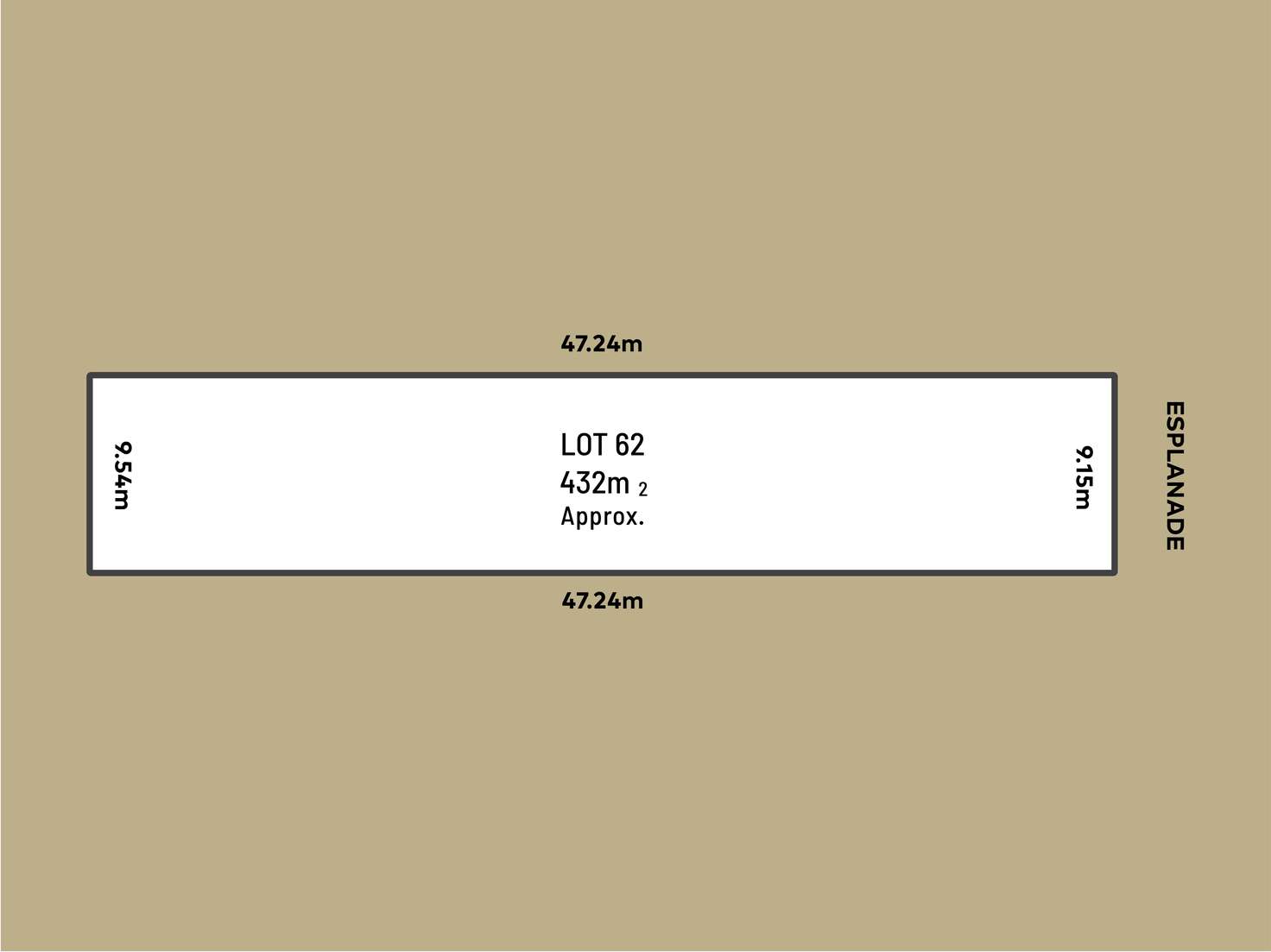 Floorplan of Homely residentialLand listing, Lot 62 (152) Esplanade, Aldinga Beach SA 5173