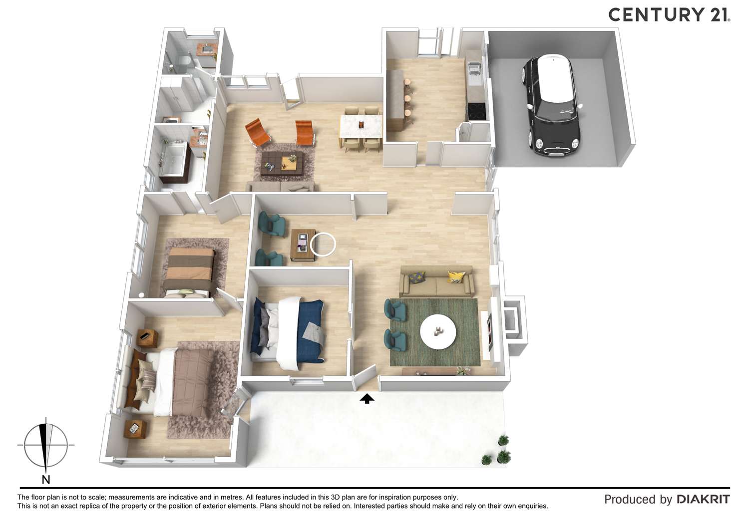 Floorplan of Homely house listing, 25 Moama Street, Echuca VIC 3564