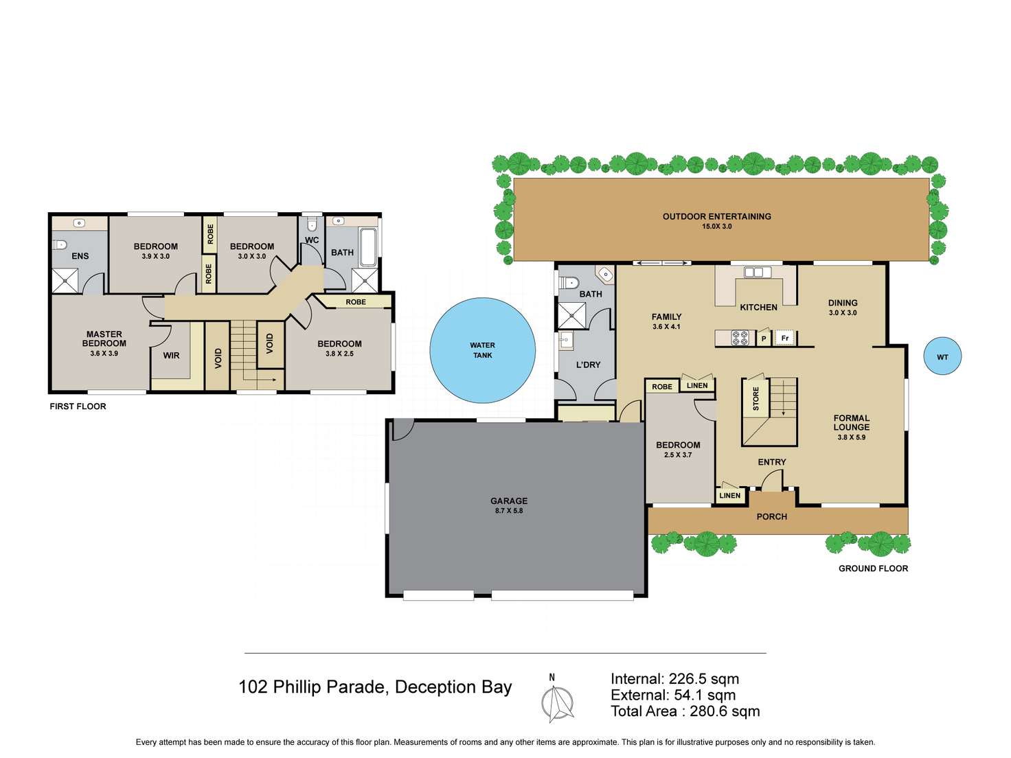 Floorplan of Homely house listing, 102 Phillip Parade, Deception Bay QLD 4508