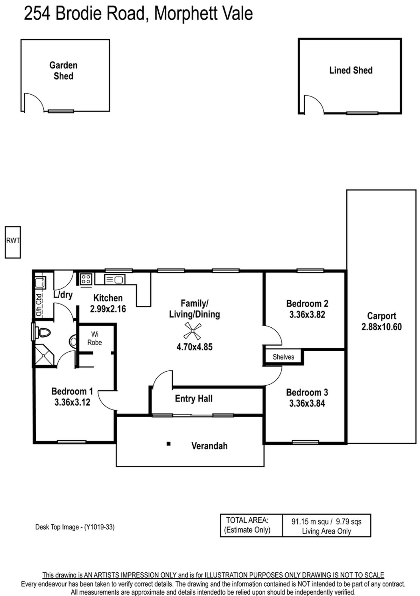 Floorplan of Homely house listing, 254 Brodie Road, Morphett Vale SA 5162