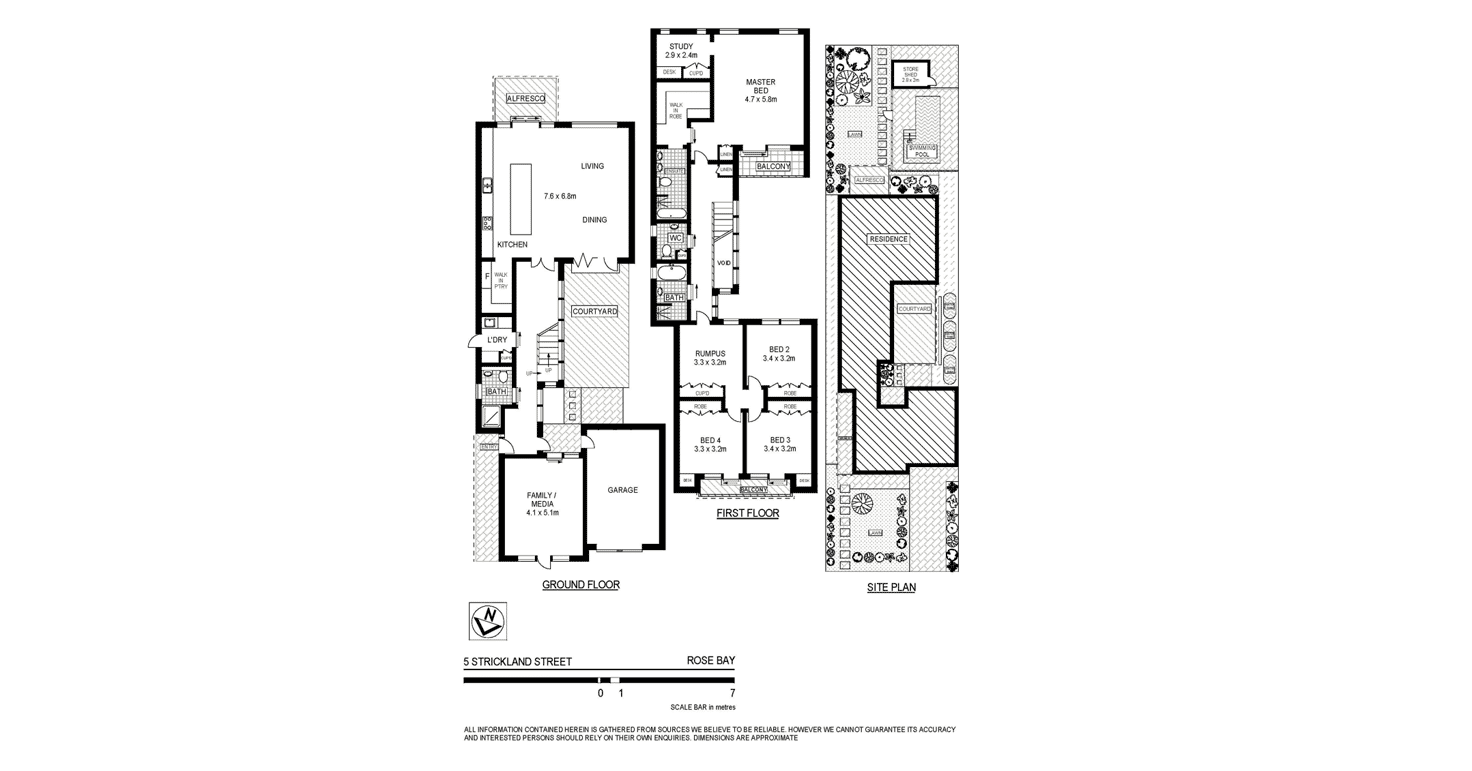 Floorplan of Homely house listing, 5 Strickland Street, Rose Bay NSW 2029