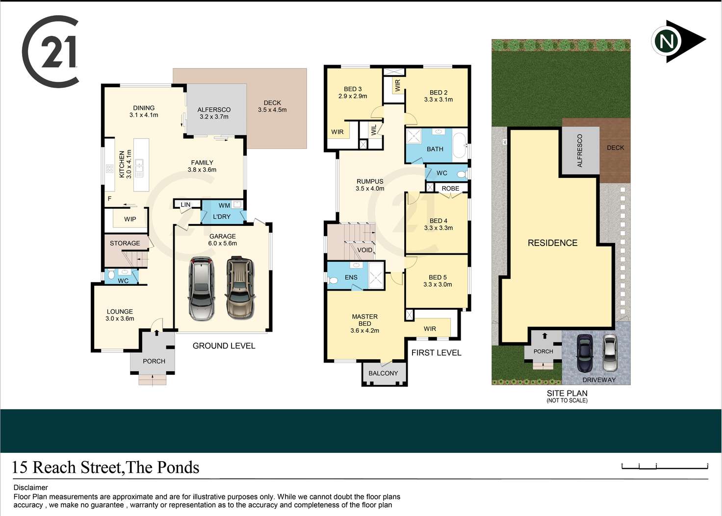 Floorplan of Homely house listing, 15 Reach Street, The Ponds NSW 2769