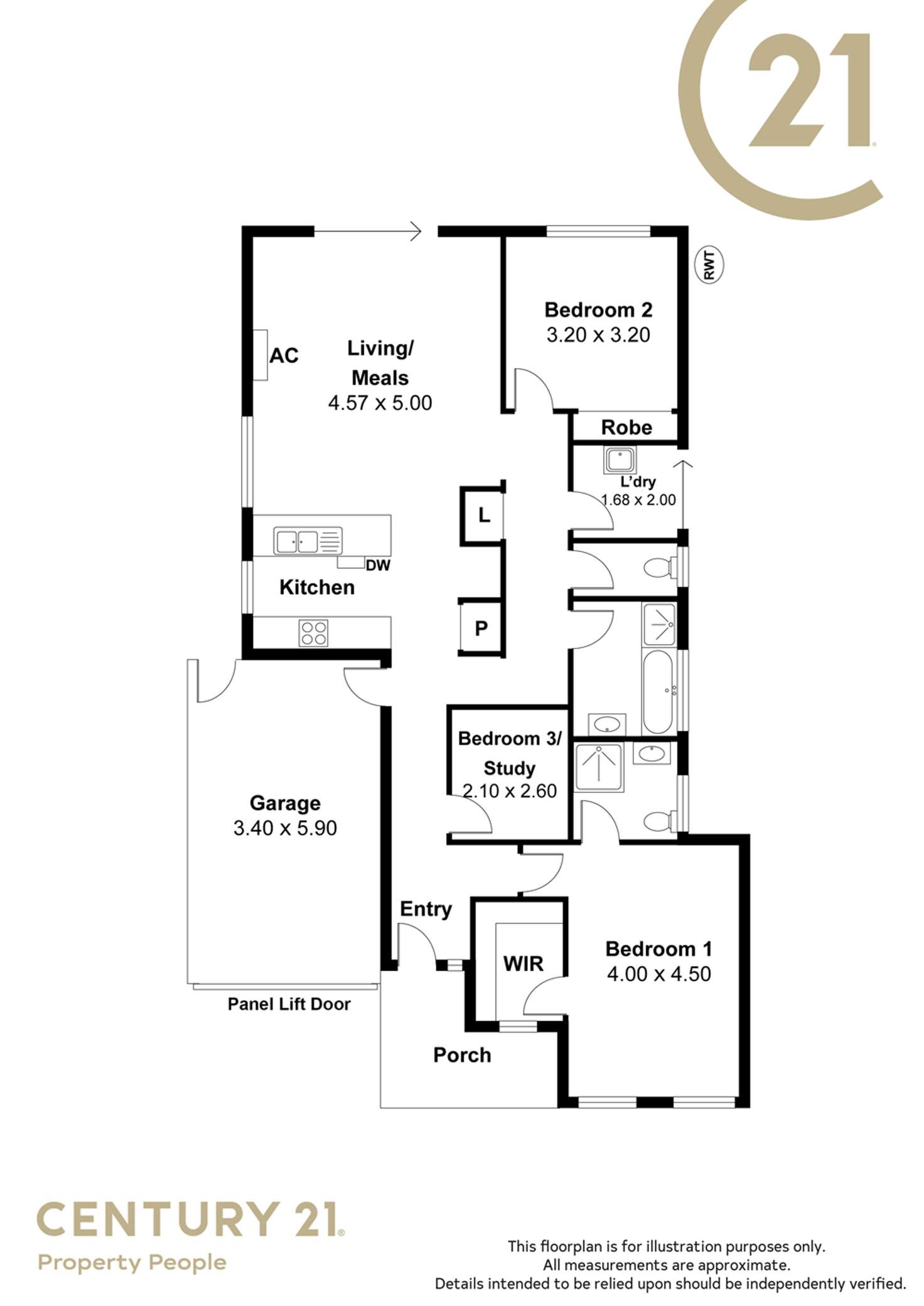 Floorplan of Homely house listing, 26 Small Crescent, Smithfield Plains SA 5114