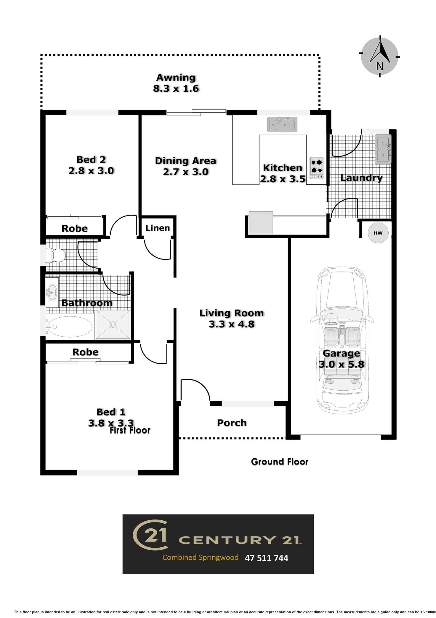 Floorplan of Homely villa listing, 1/56 Old Bathurst Rd, Blaxland NSW 2774