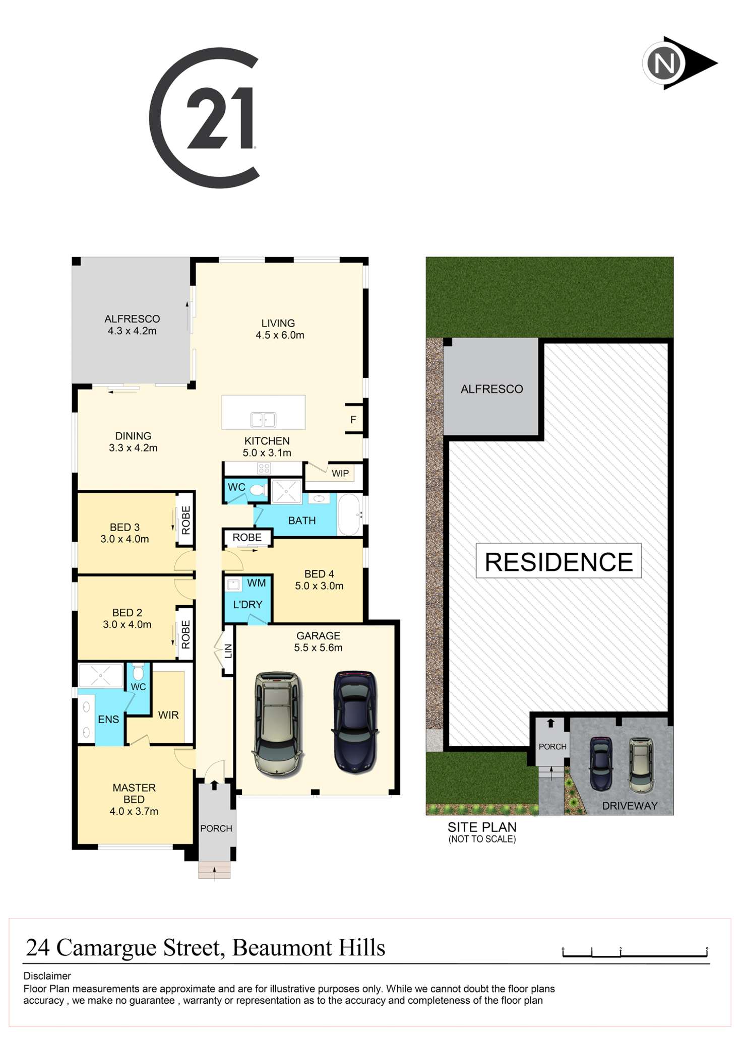 Floorplan of Homely house listing, 24 Carmargue Street, Beaumont Hills NSW 2155