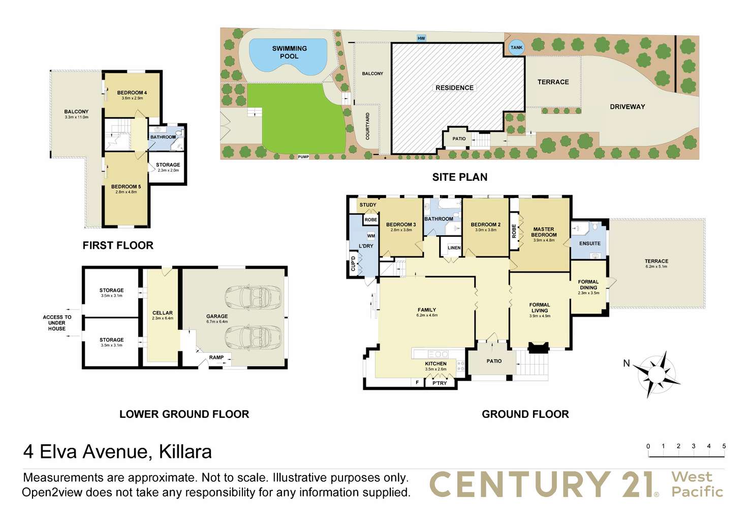Floorplan of Homely house listing, 4 Elva Ave, Killara NSW 2071