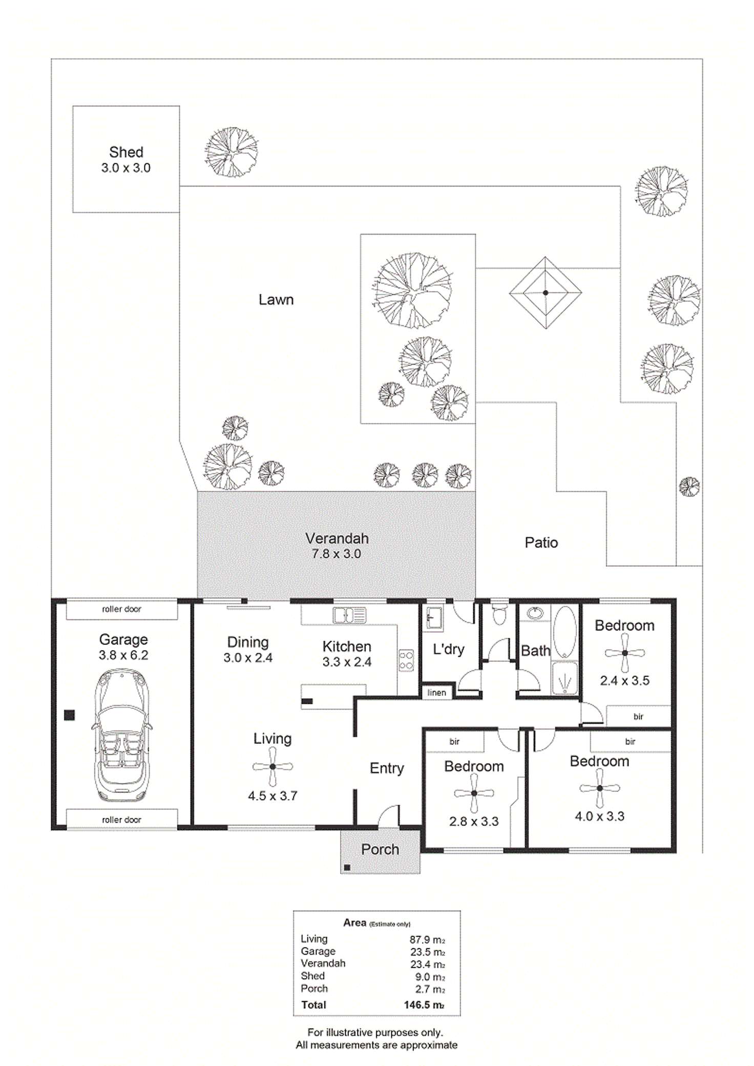 Floorplan of Homely house listing, 31 Scottsglade Road, Christie Downs SA 5164