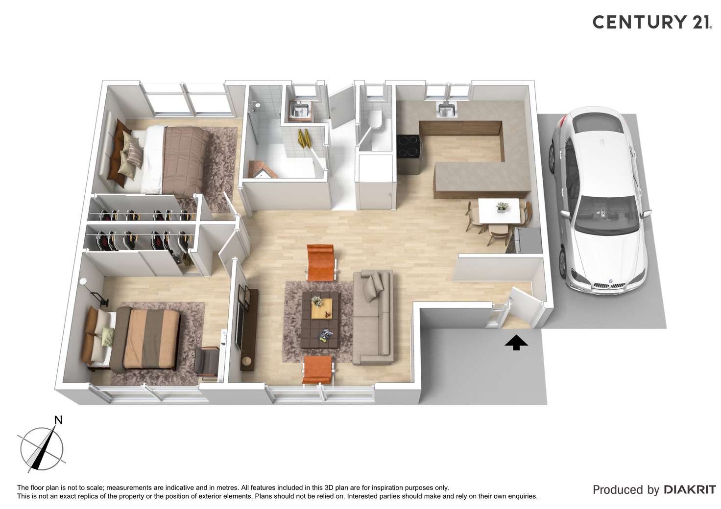 Floorplan of Homely unit listing, 10/40 Regent Street, Moama NSW 2731
