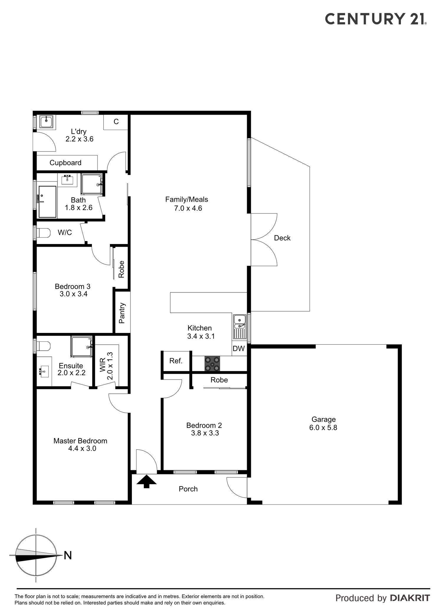 Floorplan of Homely house listing, 3 Cerreto Mews, Pakenham VIC 3810