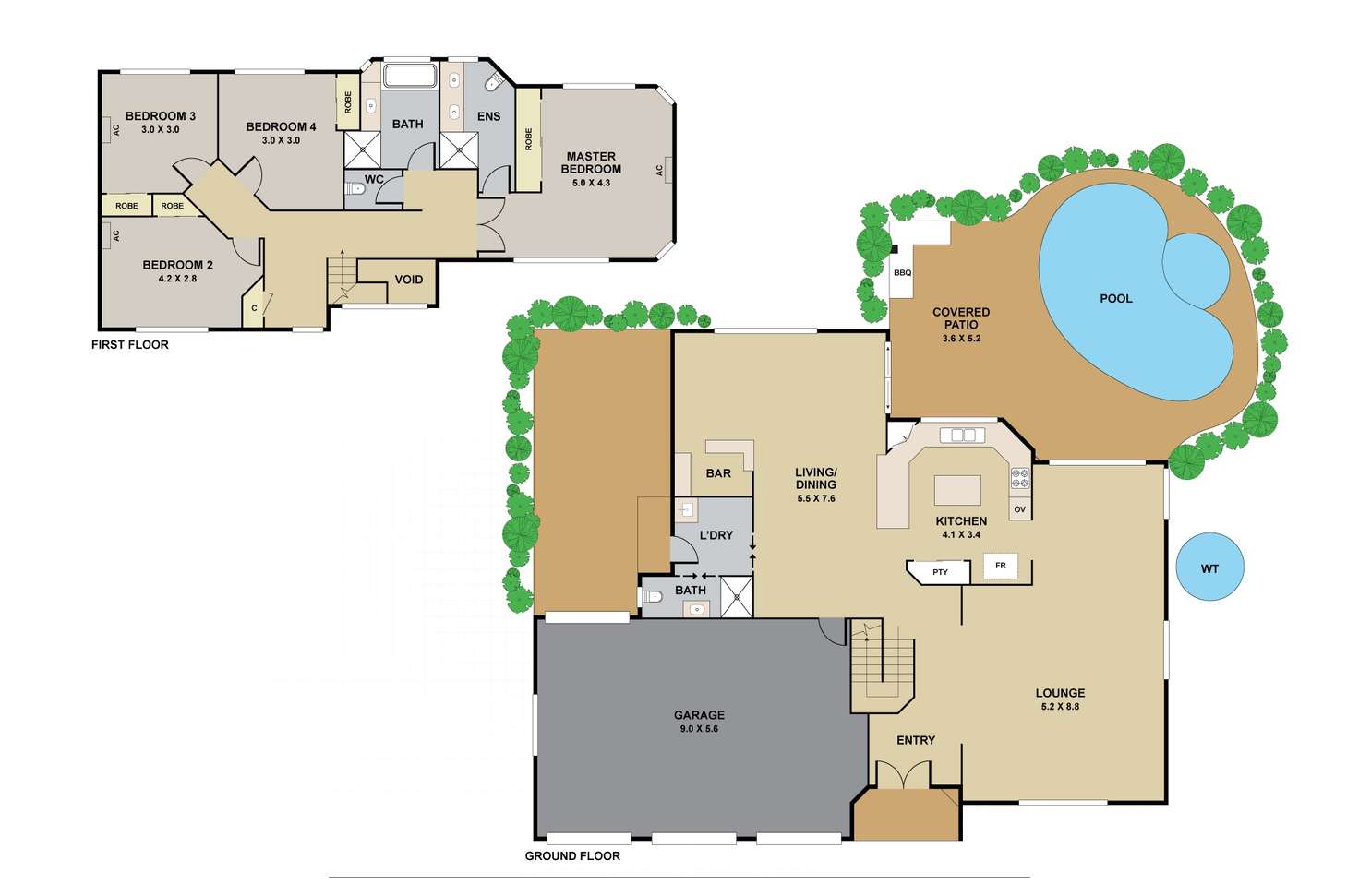 Floorplan of Homely house listing, 126 Griffith Road, Newport QLD 4020