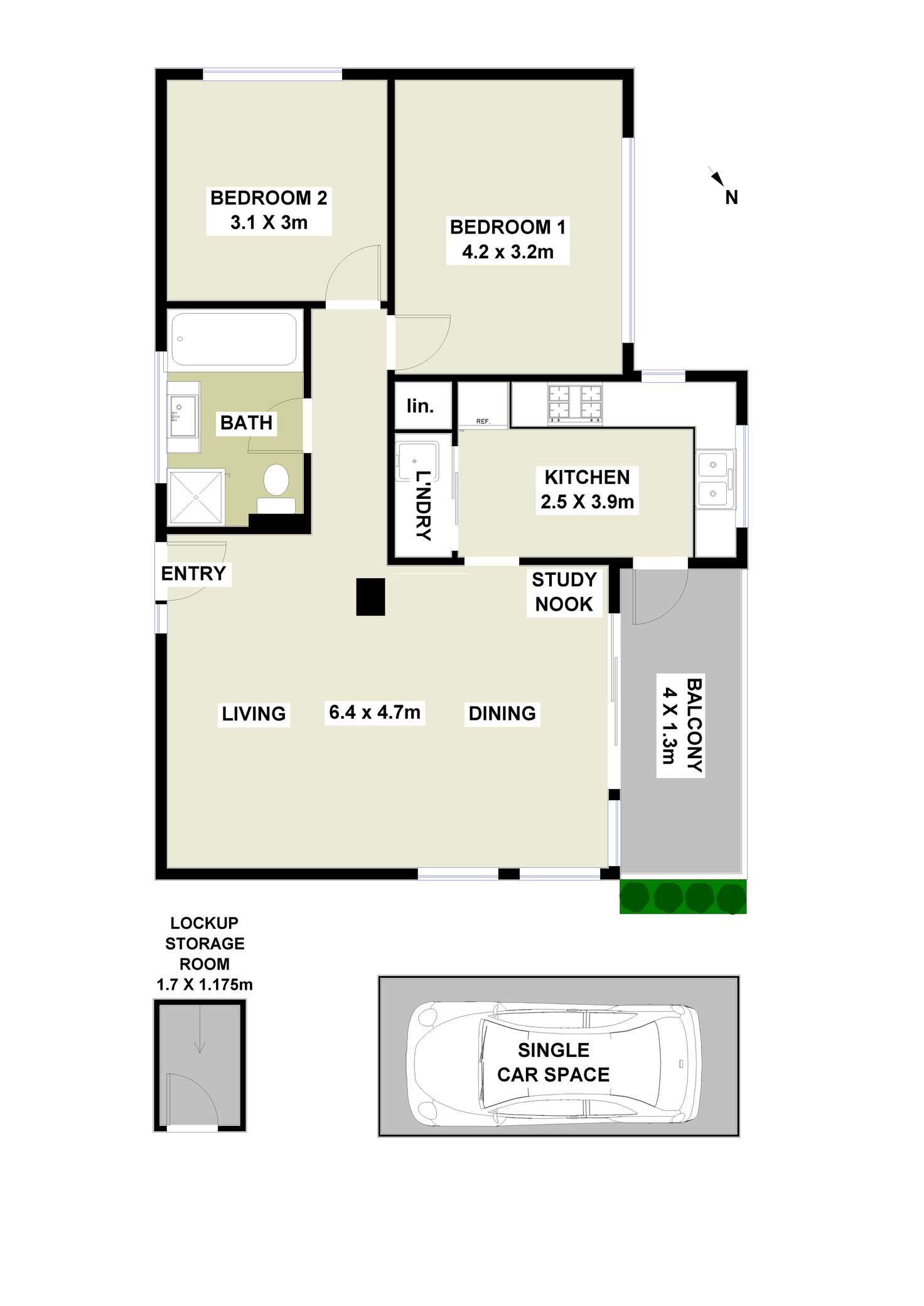 Floorplan of Homely apartment listing, 7/19 Selwyn Street, Wollstonecraft NSW 2065