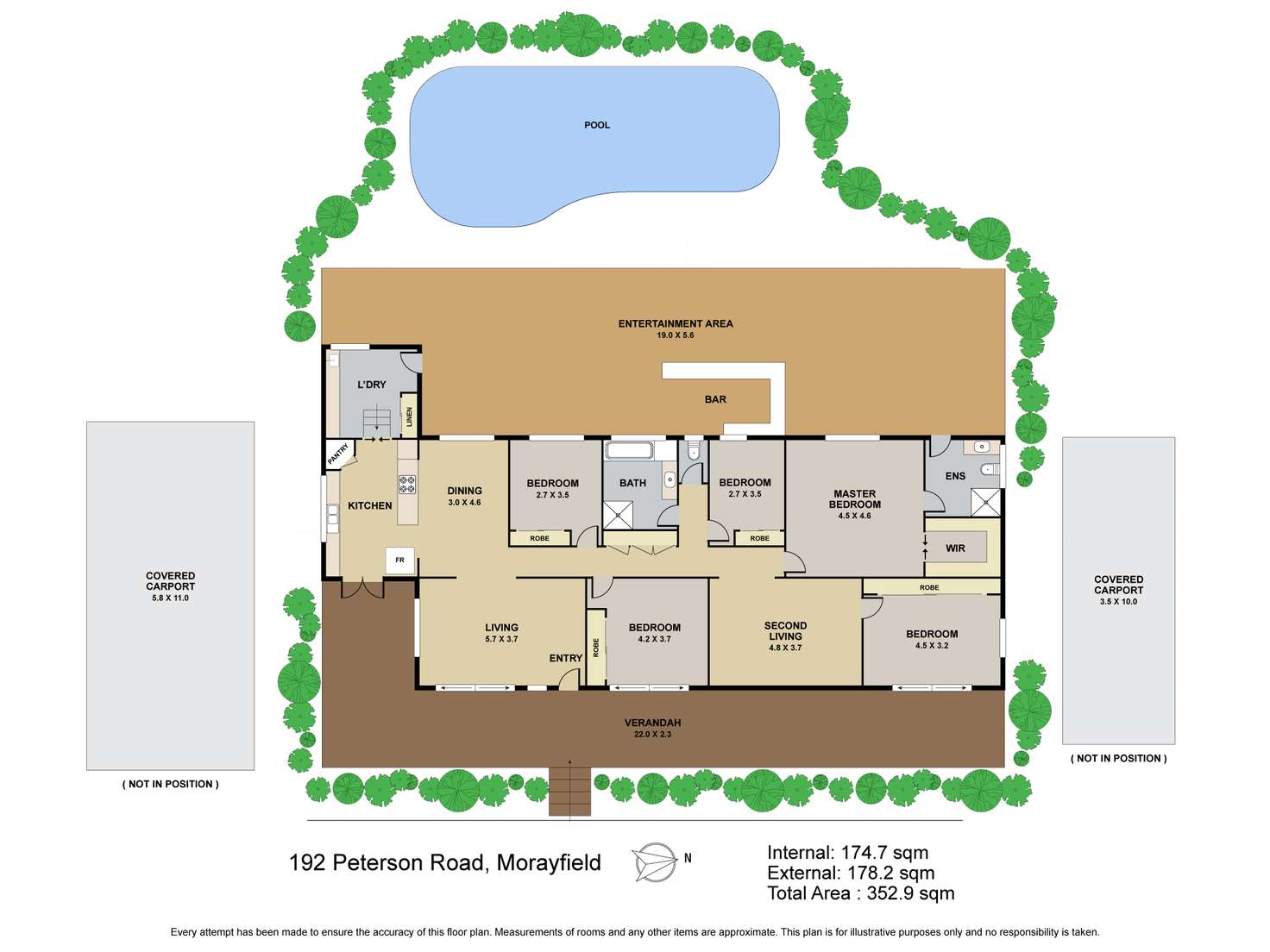 Floorplan of Homely house listing, 192 Petersen Road, Morayfield QLD 4506