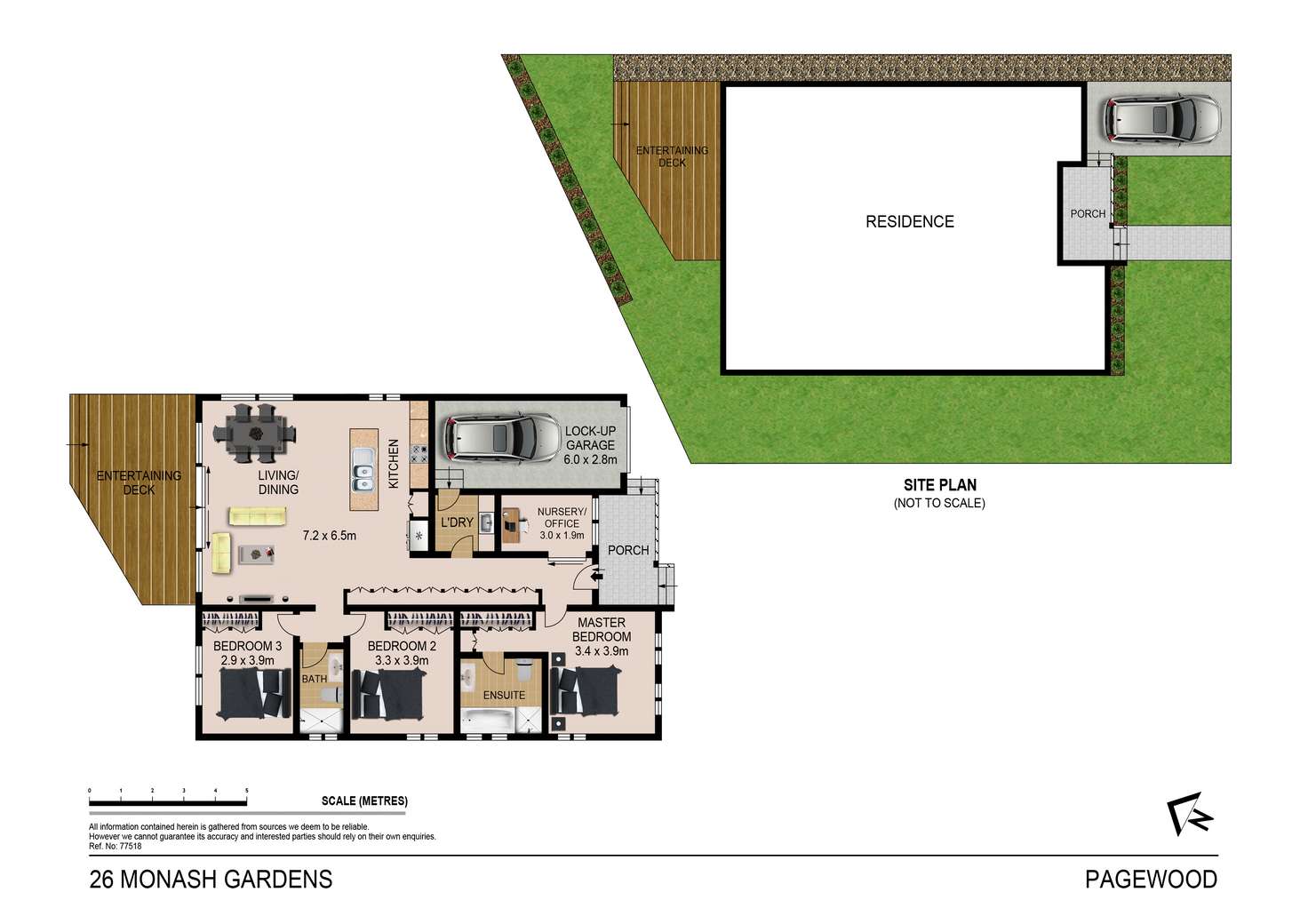 Floorplan of Homely house listing, 26 Monash Gardens, Pagewood NSW 2035