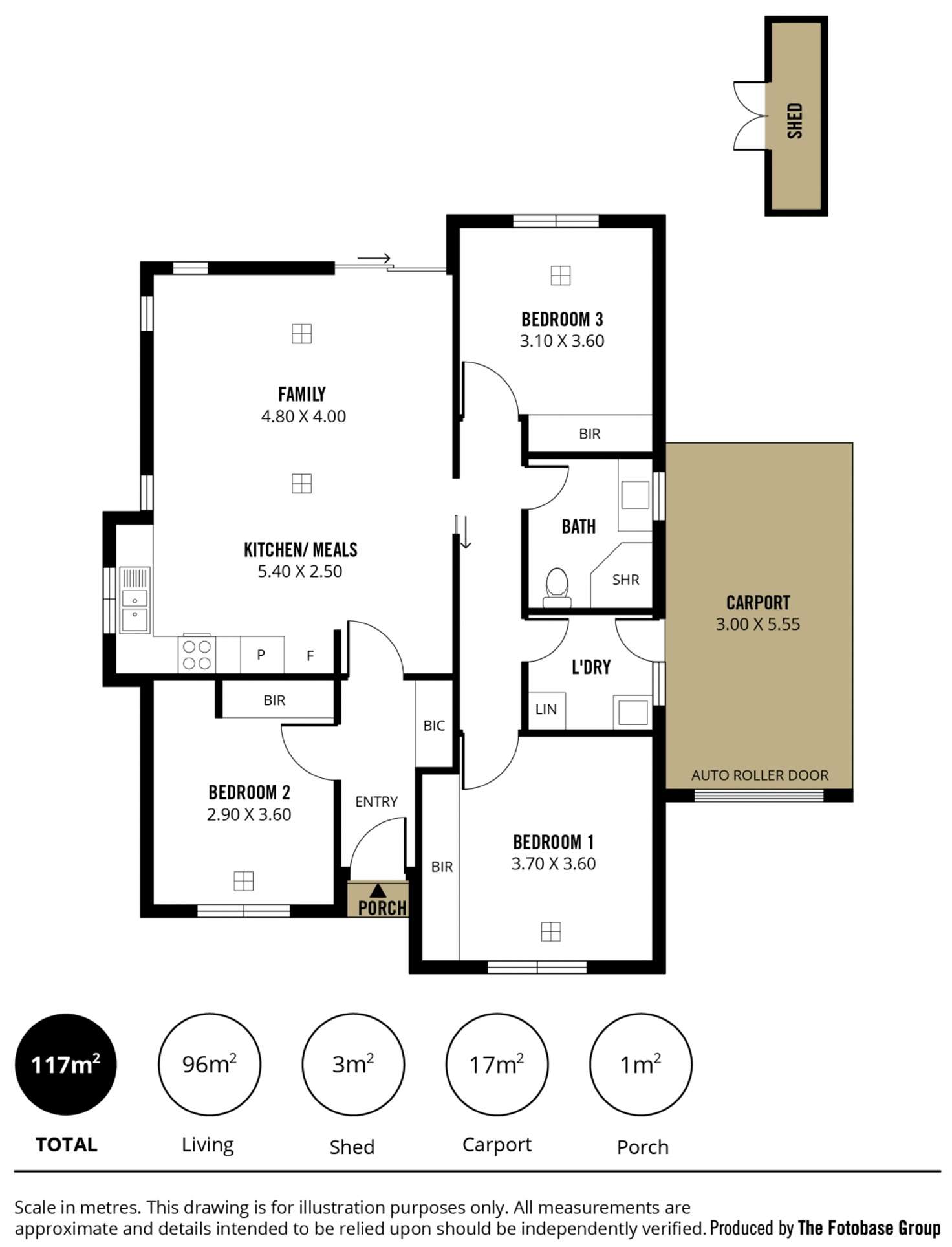 Floorplan of Homely house listing, 1 Sky Street, Woodcroft SA 5162