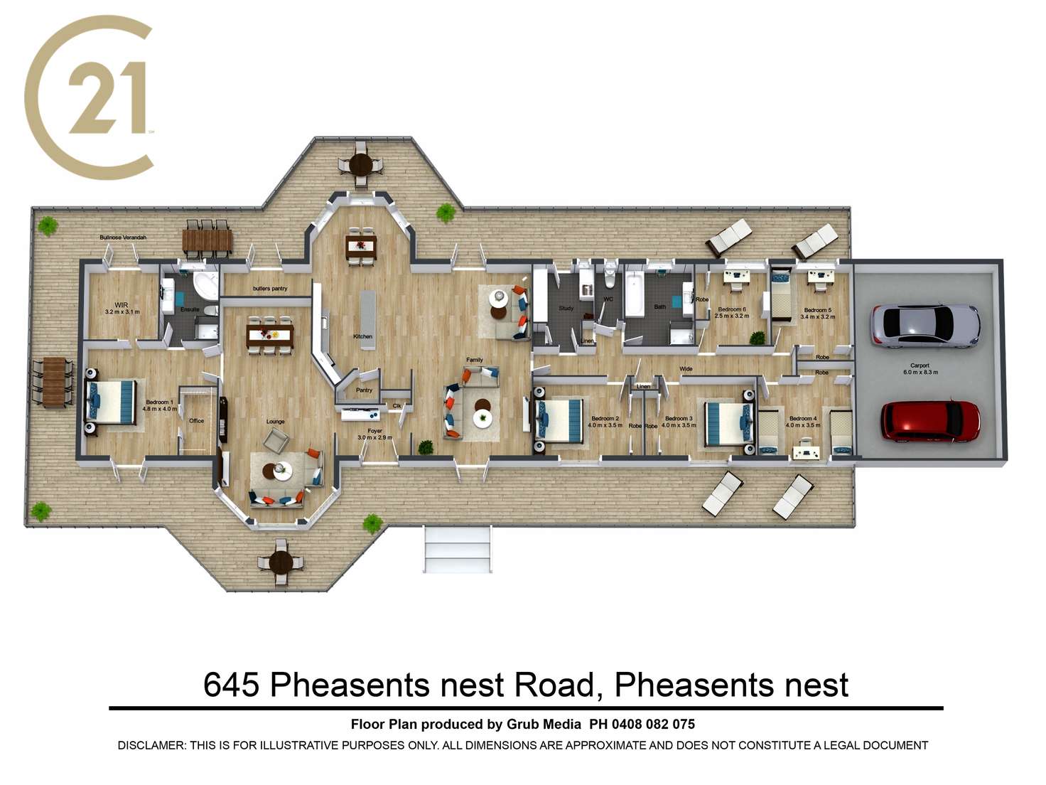 Floorplan of Homely ruralOther listing, 645 Pheasants Nest Road, Pheasants Nest NSW 2574