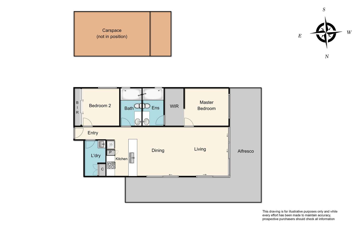 Floorplan of Homely apartment listing, 202/77 Mitchell Street, Bentleigh VIC 3204