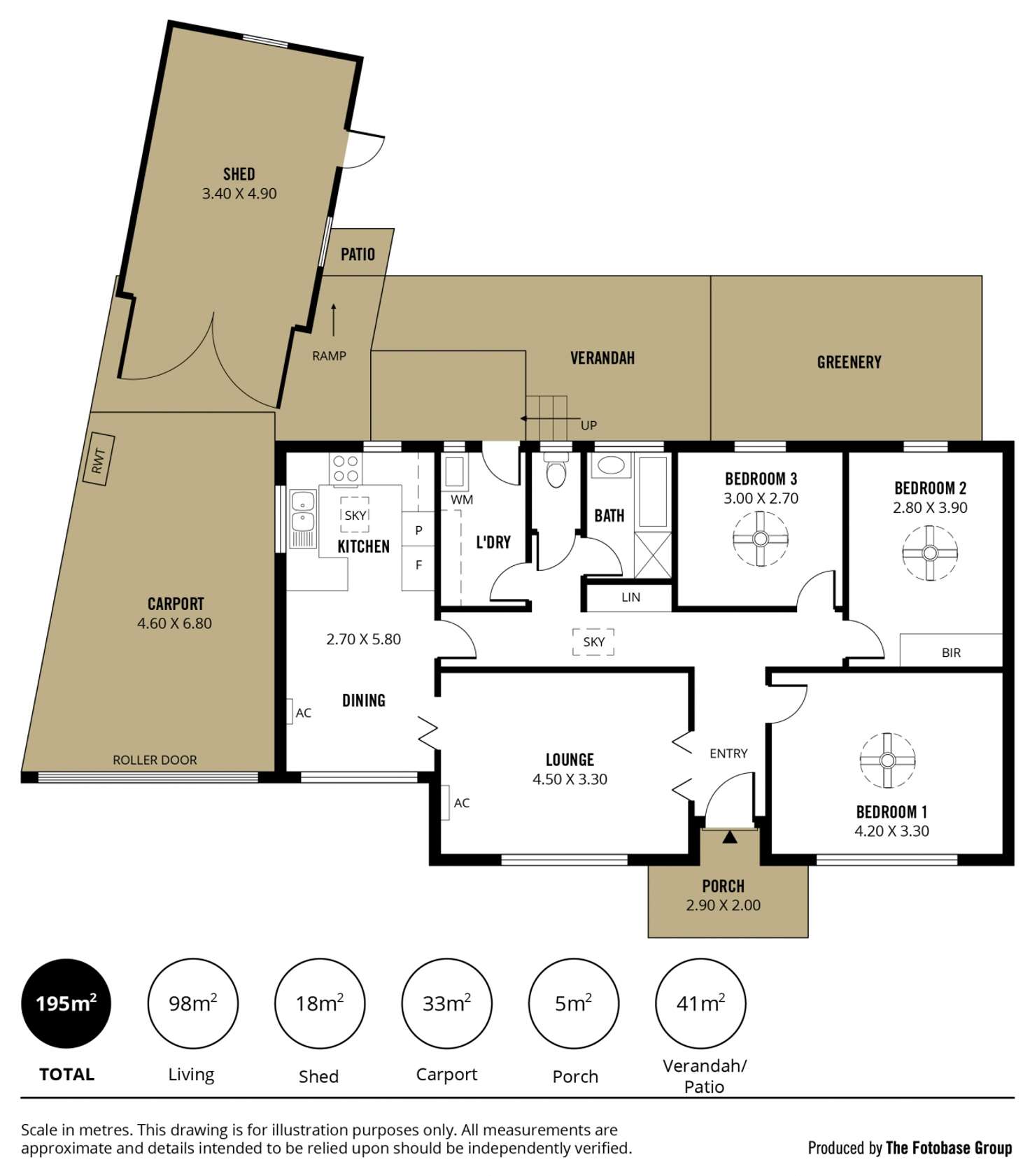 Floorplan of Homely house listing, 42 Bonnin Street, Reynella SA 5161