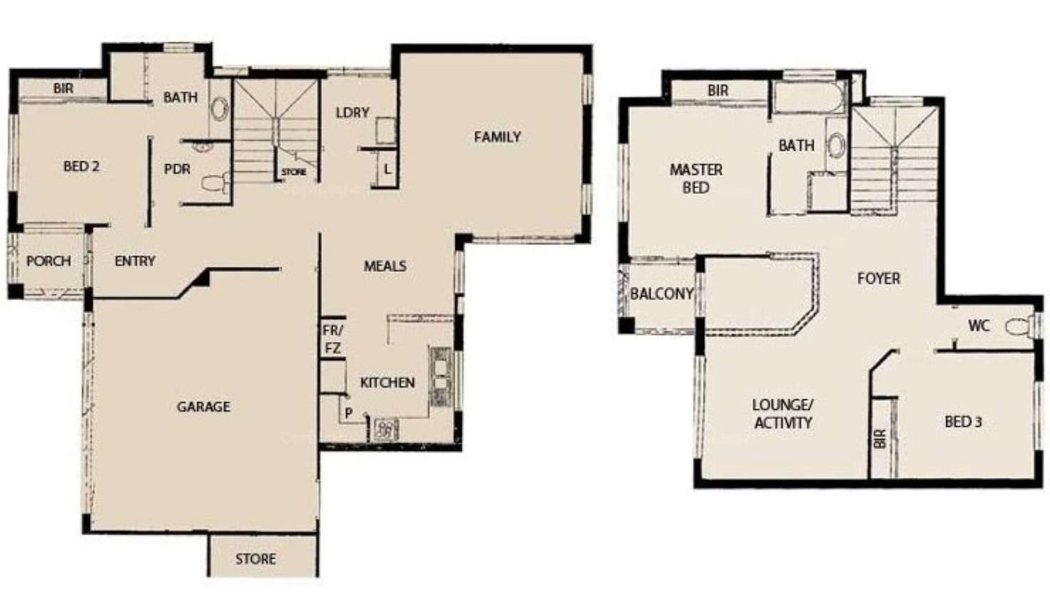 Floorplan of Homely townhouse listing, 78B Gibson Street, Mandurah WA 6210