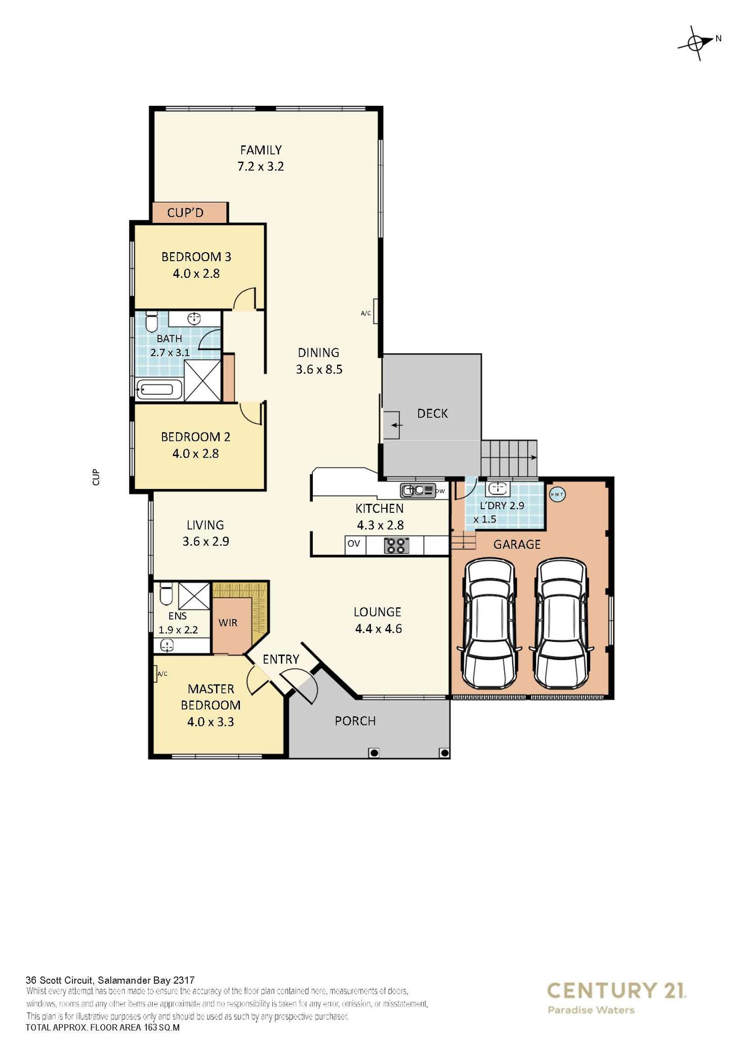 Floorplan of Homely house listing, 36 Scott Circuit, Salamander Bay NSW 2317