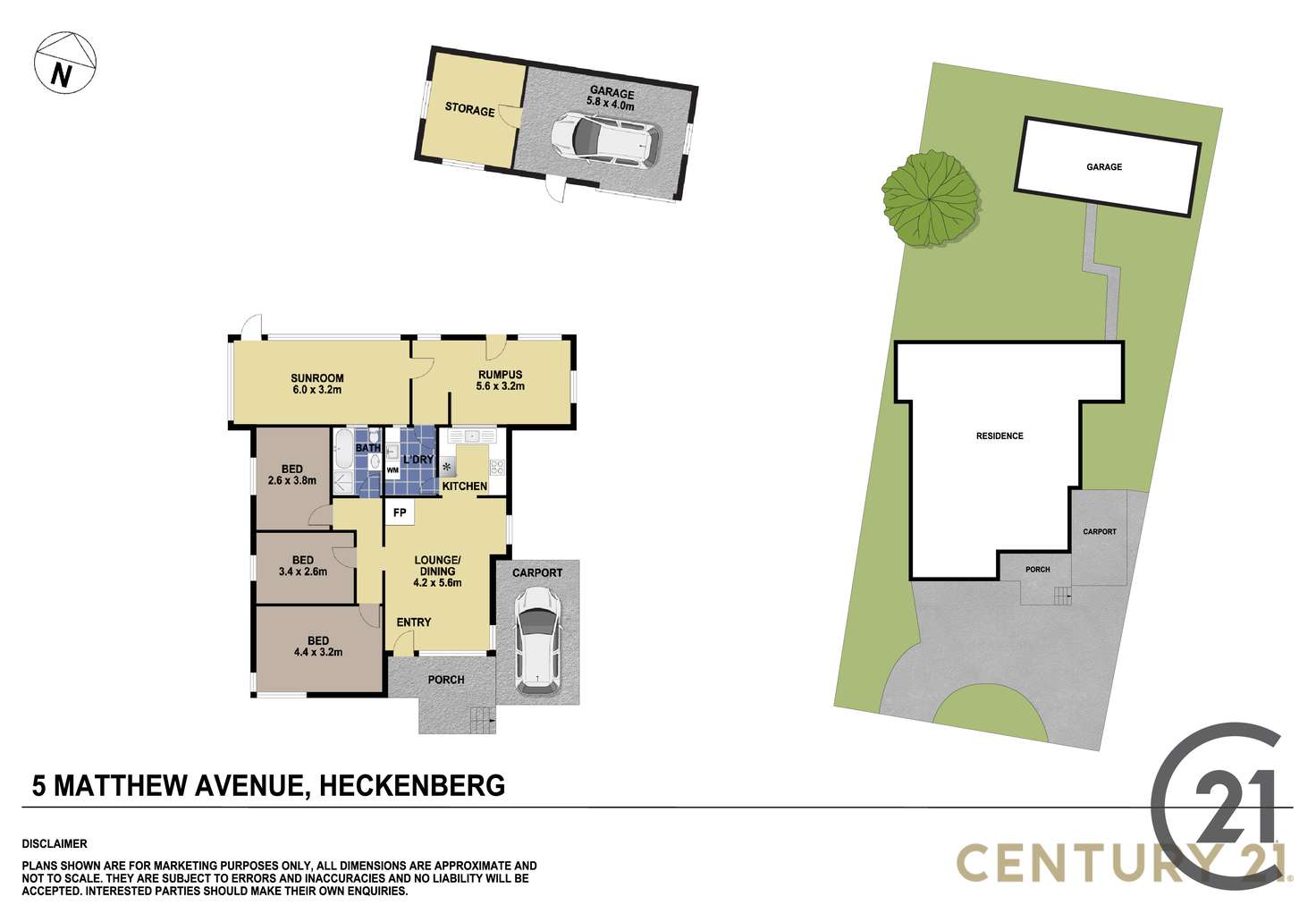 Floorplan of Homely house listing, 5 Matthew Avenue, Heckenberg NSW 2168