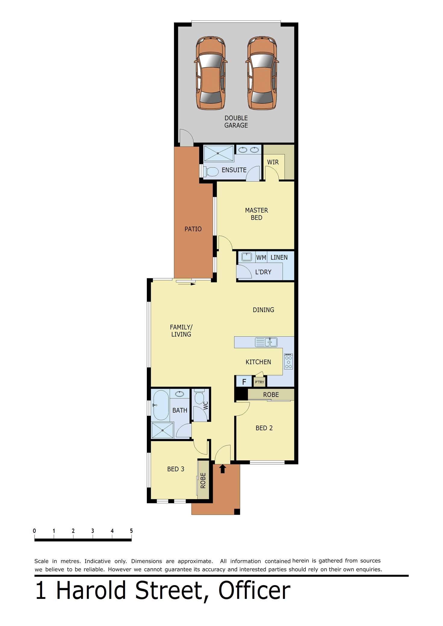 Floorplan of Homely house listing, 1 Harold Street, Officer VIC 3809