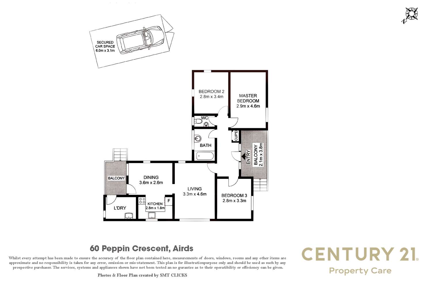 Floorplan of Homely house listing, 60 Peppin Cres, Airds NSW 2560