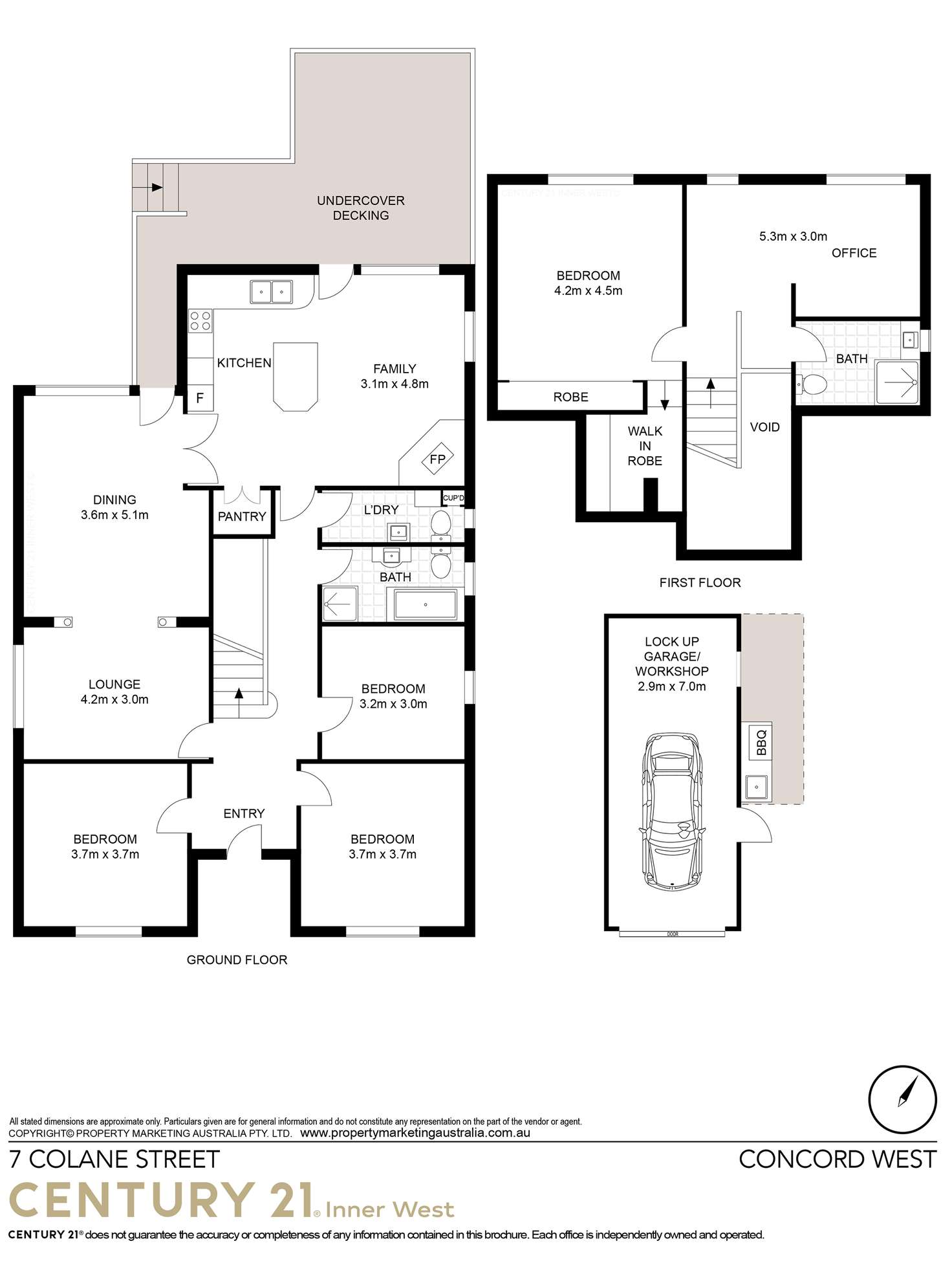 Floorplan of Homely house listing, 7 Colane Street, Concord West NSW 2138