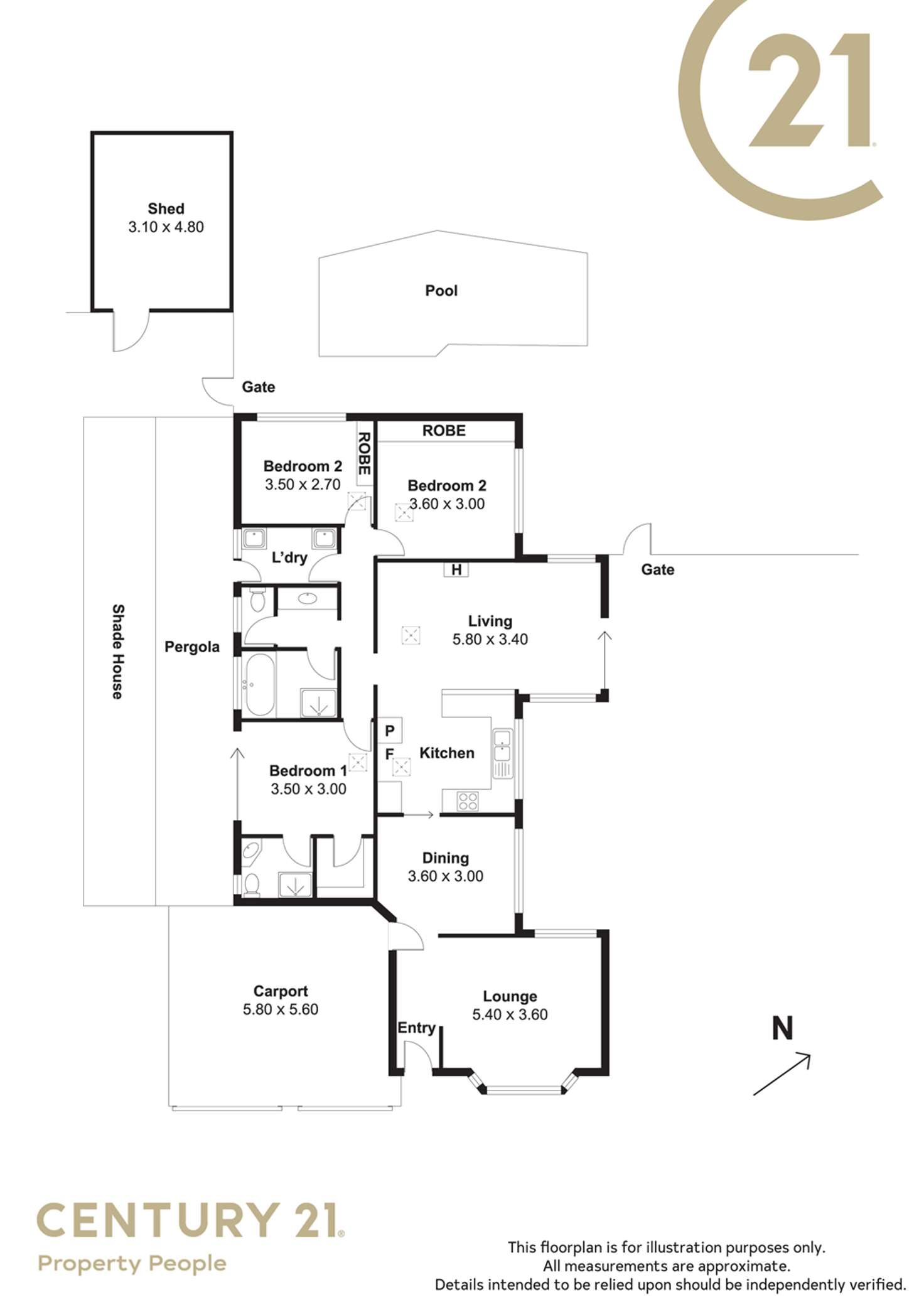 Floorplan of Homely house listing, 8 Stuart Drive, Craigmore SA 5114