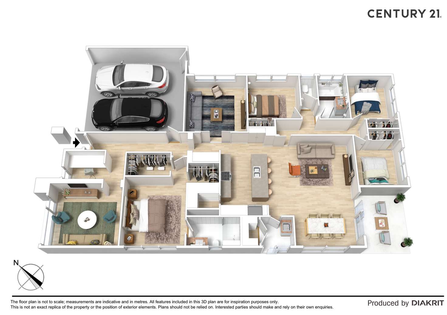Floorplan of Homely house listing, 21 Marsanne Drive, Moama NSW 2731