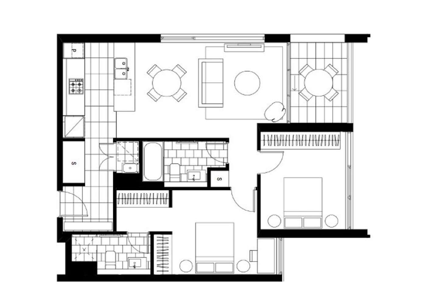 Floorplan of Homely apartment listing, B505/4 Saunders Close, Macquarie Park NSW 2113