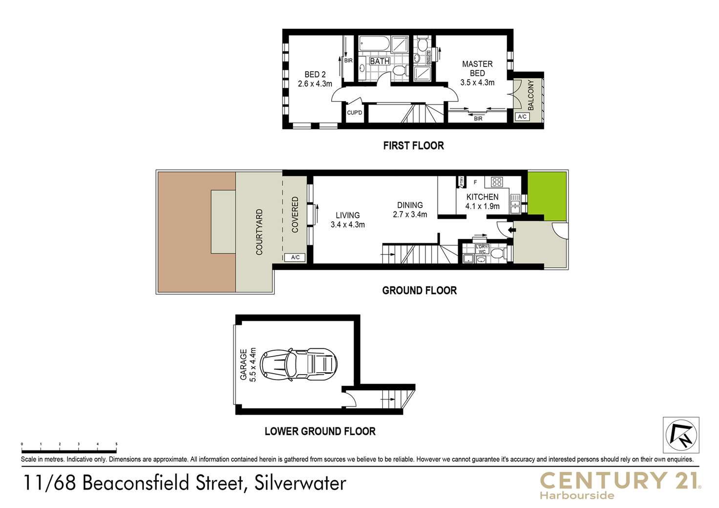 Floorplan of Homely townhouse listing, 11/68 Beaconsfield Street, Silverwater NSW 2128