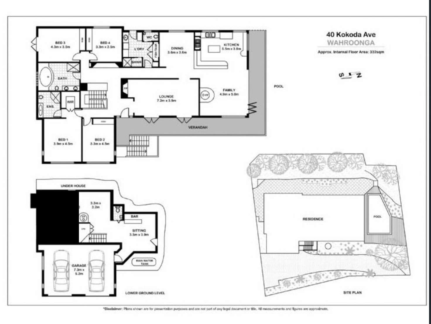 Floorplan of Homely house listing, 40 Kokoda Avenue, Wahroonga NSW 2076