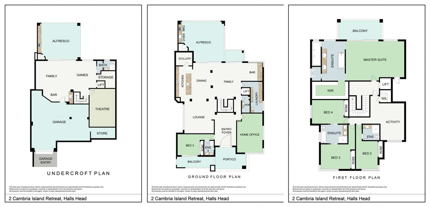 Floorplan of Homely house listing, 2 Cambria Island Retreat, Halls Head WA 6210