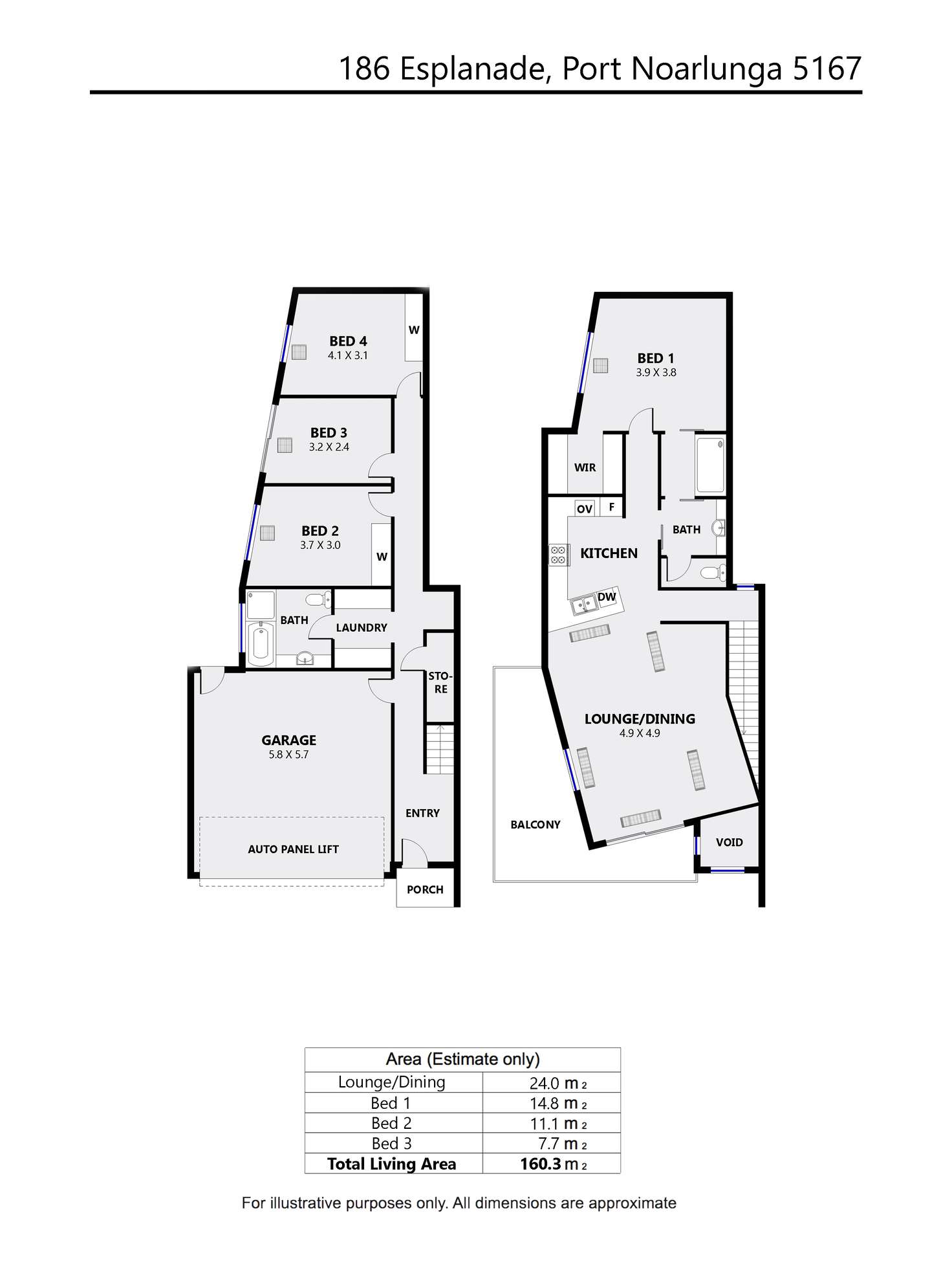 Floorplan of Homely house listing, 186 Esplanade, Port Noarlunga South SA 5167