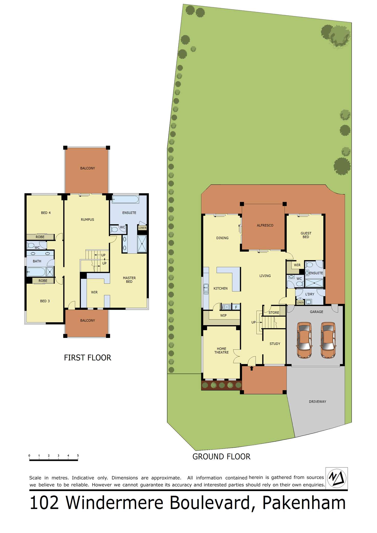 Floorplan of Homely house listing, 102 Windermere Boulevard, Pakenham VIC 3810