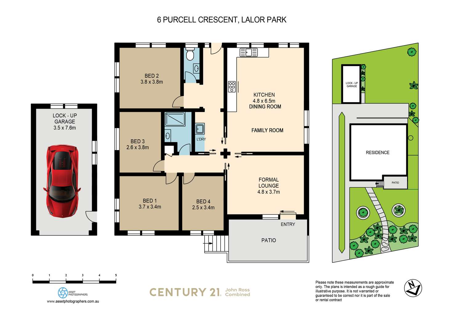 Floorplan of Homely house listing, 6 Purcell Crescent, Lalor Park NSW 2147