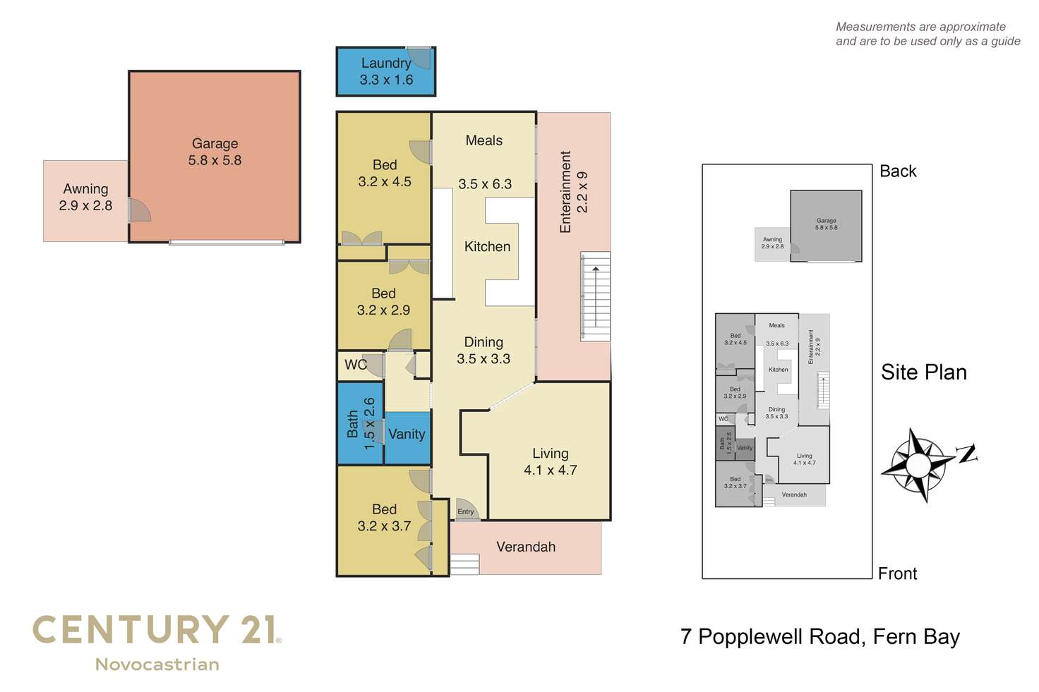 Floorplan of Homely house listing, 7 Popplewell Road, Fern Bay NSW 2295