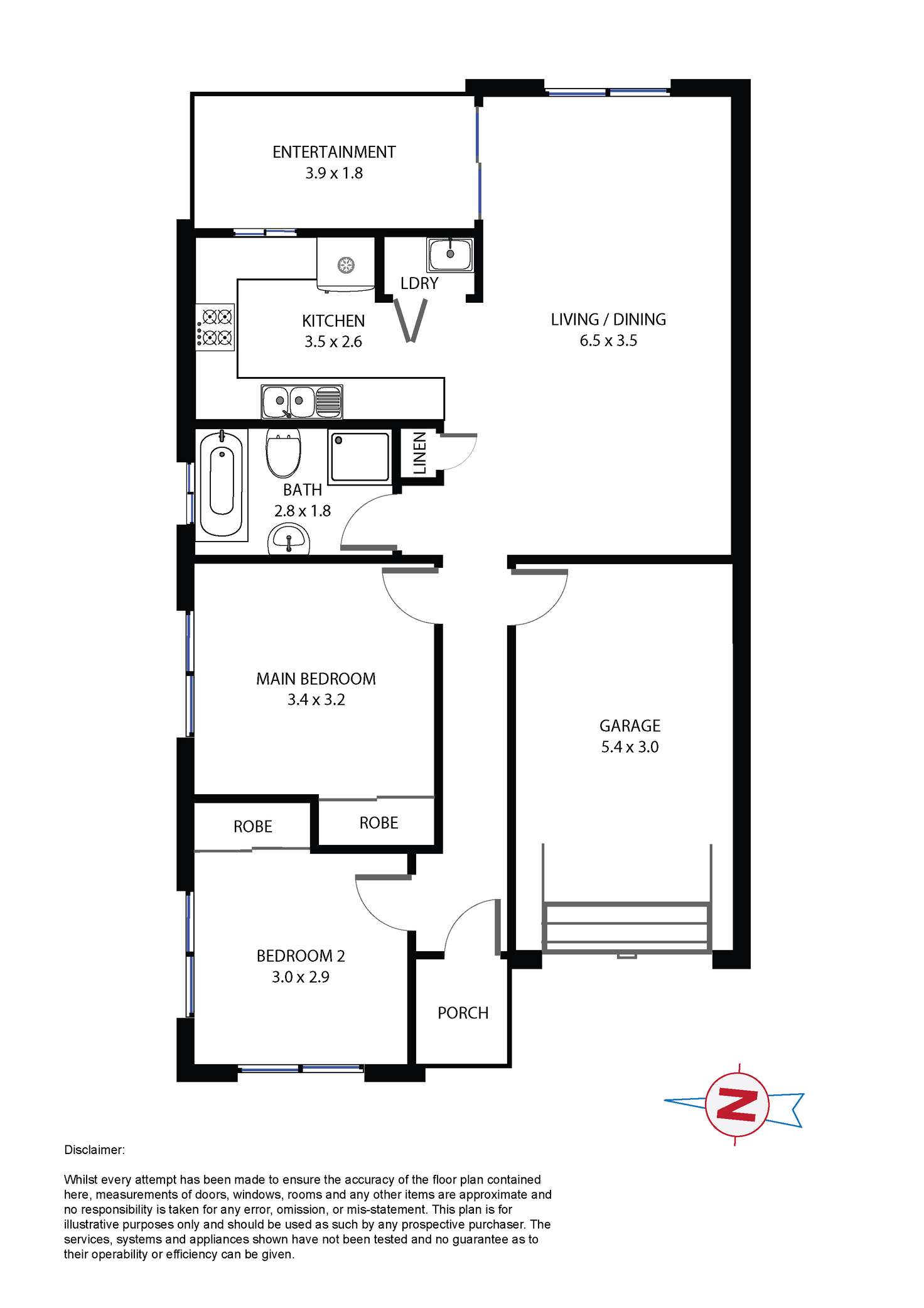 Floorplan of Homely villa listing, 3/18 Girraween Road, Girraween NSW 2145