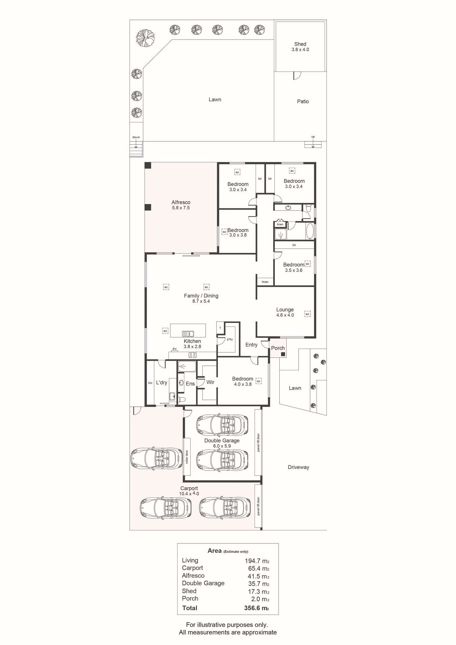 Floorplan of Homely house listing, 36 Elanora Ave, Morphett Vale SA 5162