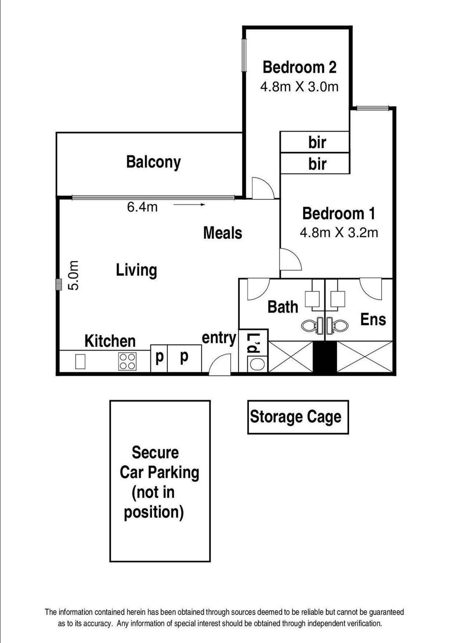 Floorplan of Homely apartment listing, 106/77 High Street, Kew VIC 3101