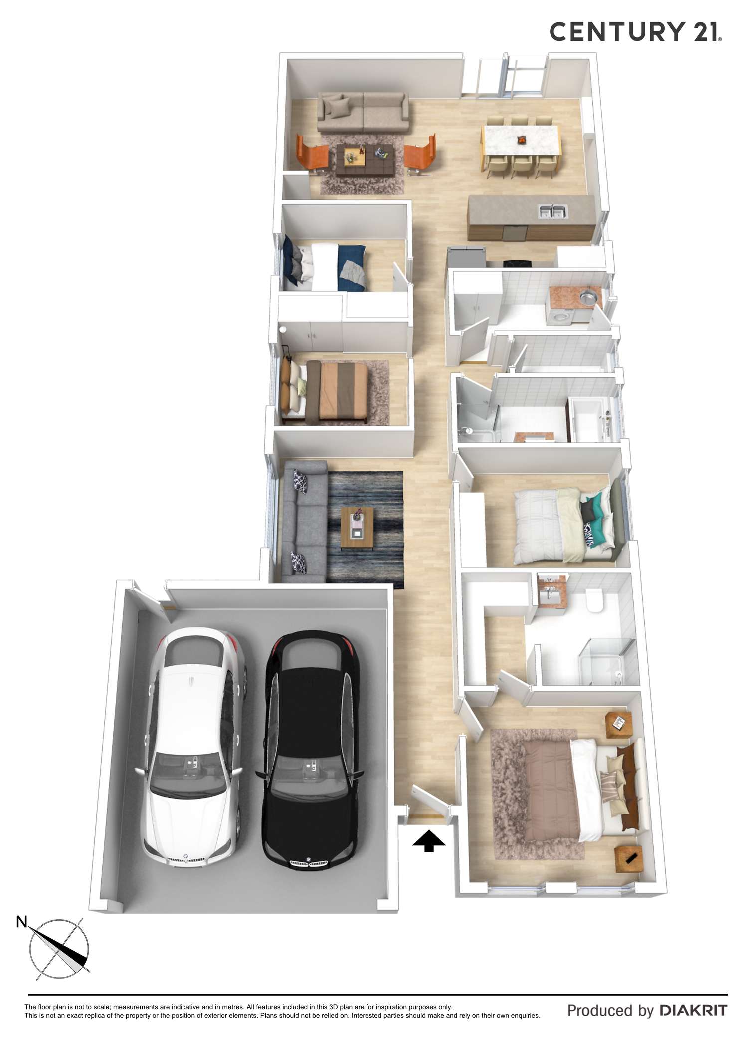 Floorplan of Homely house listing, 3 Keating Street, Pakenham VIC 3810