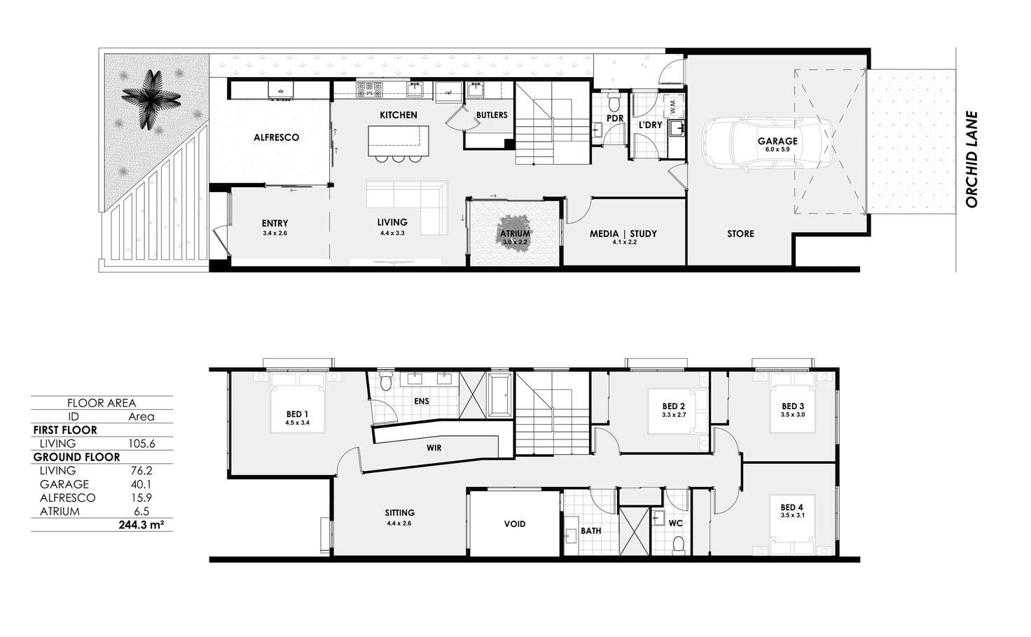 Floorplan of Homely house listing, 23 Orchid Lane, Maroochydore QLD 4558